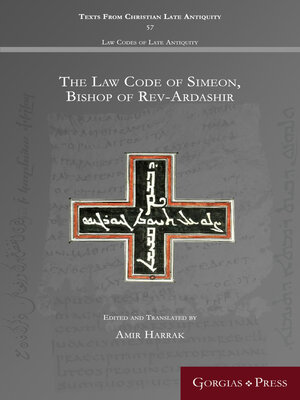 cover image of The Law Code of Simeon, Bishop of Rev-Ardashir